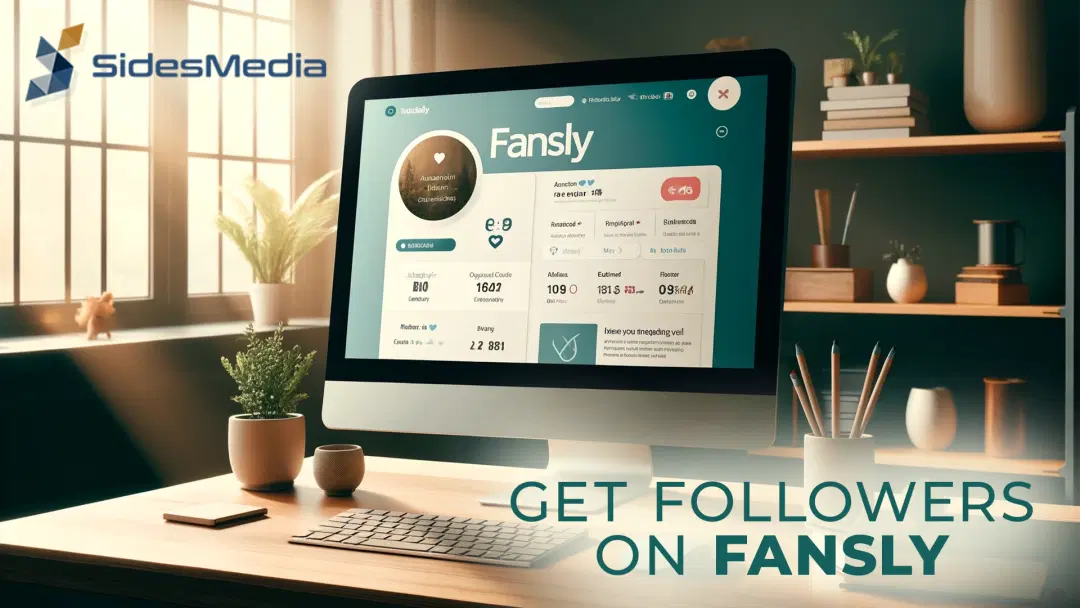 How to Get More Followers on Fansly -A modern computer displaying a Fansly profile page in a cozy, well-lit room. Person using a computer and showing how to get more followers on Fansly in a cozy room. How to Buy Fansly Followers SidesMedia page offering options to buy Fansly followers. How to get more followers on Fansly - Frequently Asked Questions Purchasing Followers on Fansly-Woman using a tablet displaying a Fansly profile page in a cozy, well-lit room. Hands holding a tablet displaying a Fansly profile page with main features, in a cozy, well-lit room.