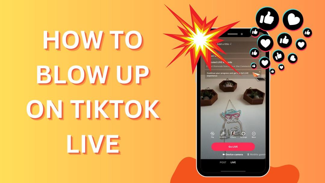 how to blow up on tiktok live how to blow up on instagram how to blow up on tiktok live with story announcements