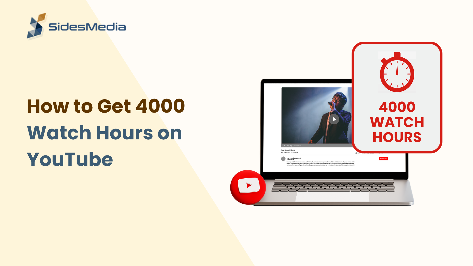 Get 4000 Watch Hours on YouTube