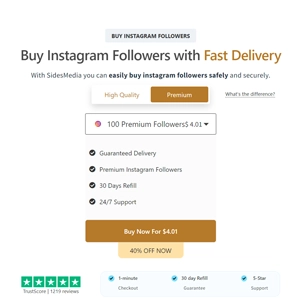 Purchase Instagram Followers with SidesMedia