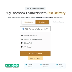 Packages to Purchase Followers