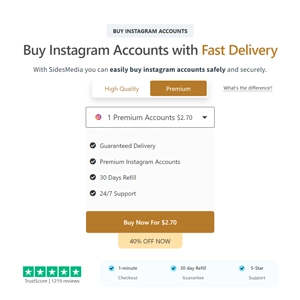 Purchase Accounts on Instagram Packages