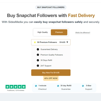 Buy 100 Snapchat Followers