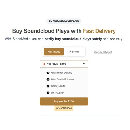 Buy 100 SoundCloud plays