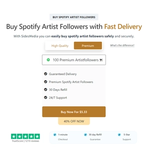 Buy Real Spotify Followers