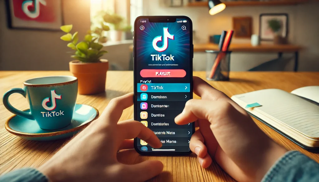 Making a Playlist on TikTok