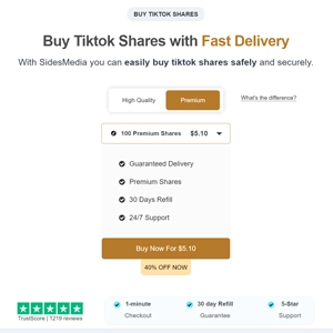 Packages to Buy TikTok Shares