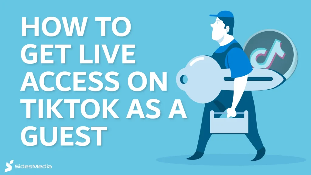 how to get live access on TikTok as a guest