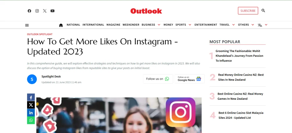 outlook india sidesmedia buy instagram followers