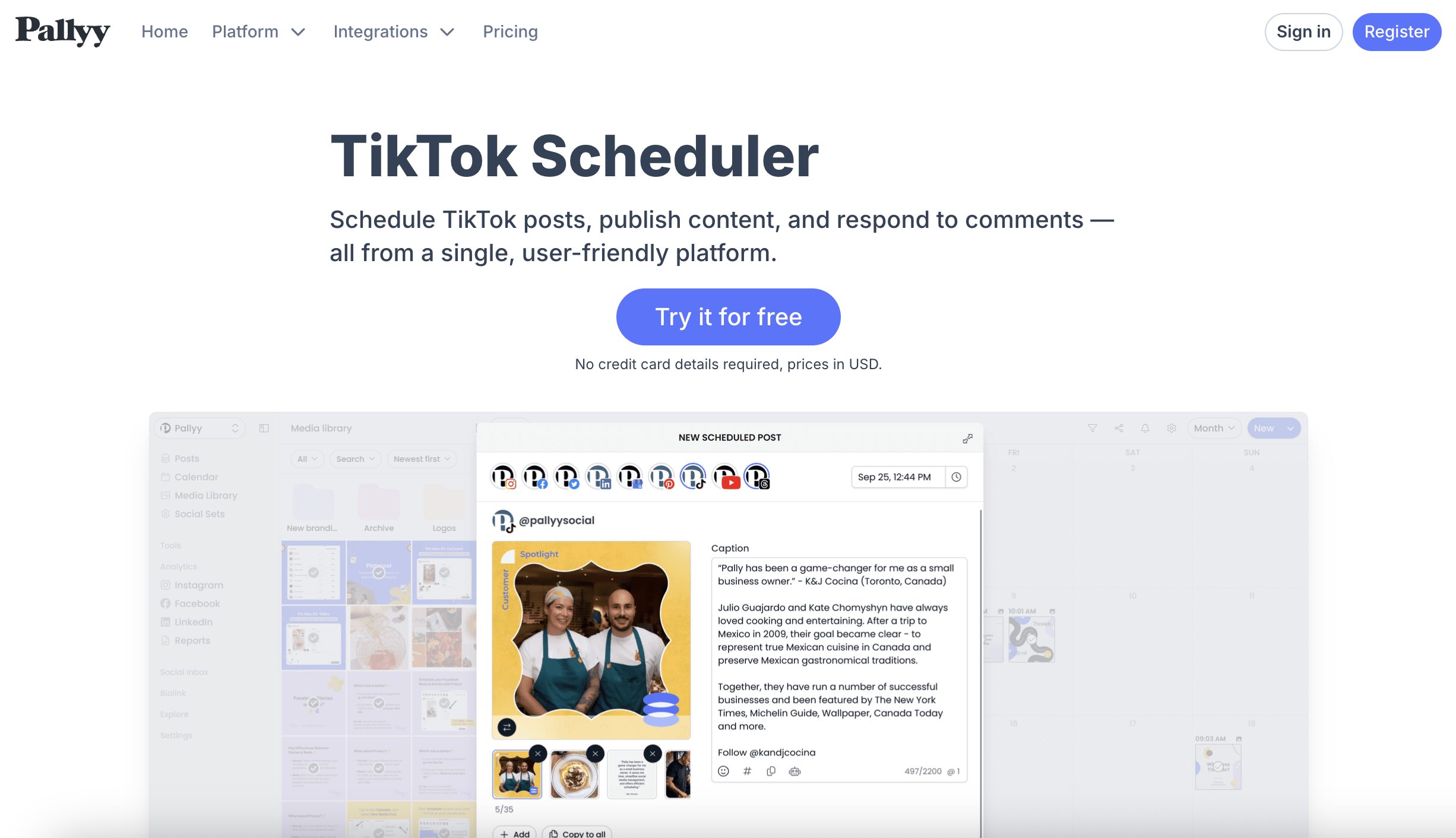 how often to post on tiktok scheduler