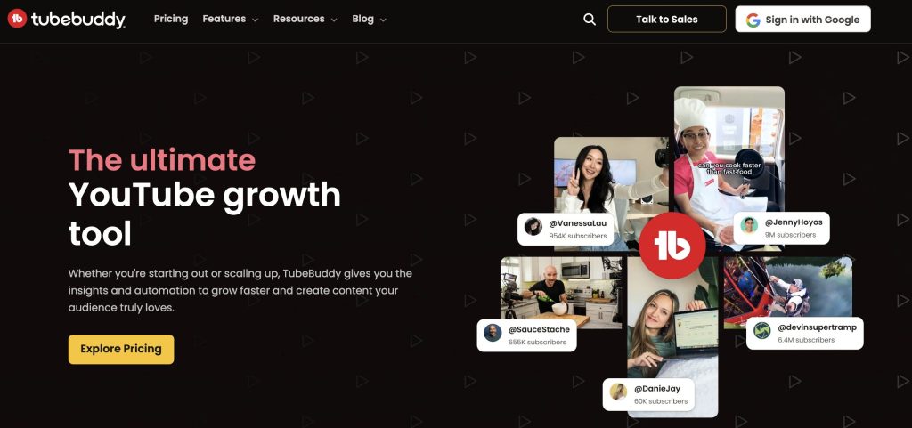 tubebuddy youtube seo tools