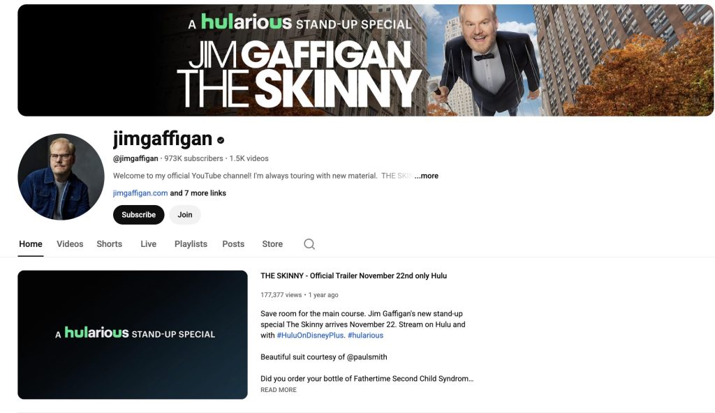 youtube banner example