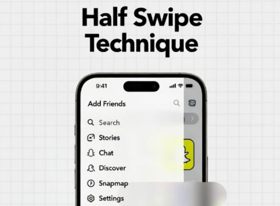 swipe snapchat