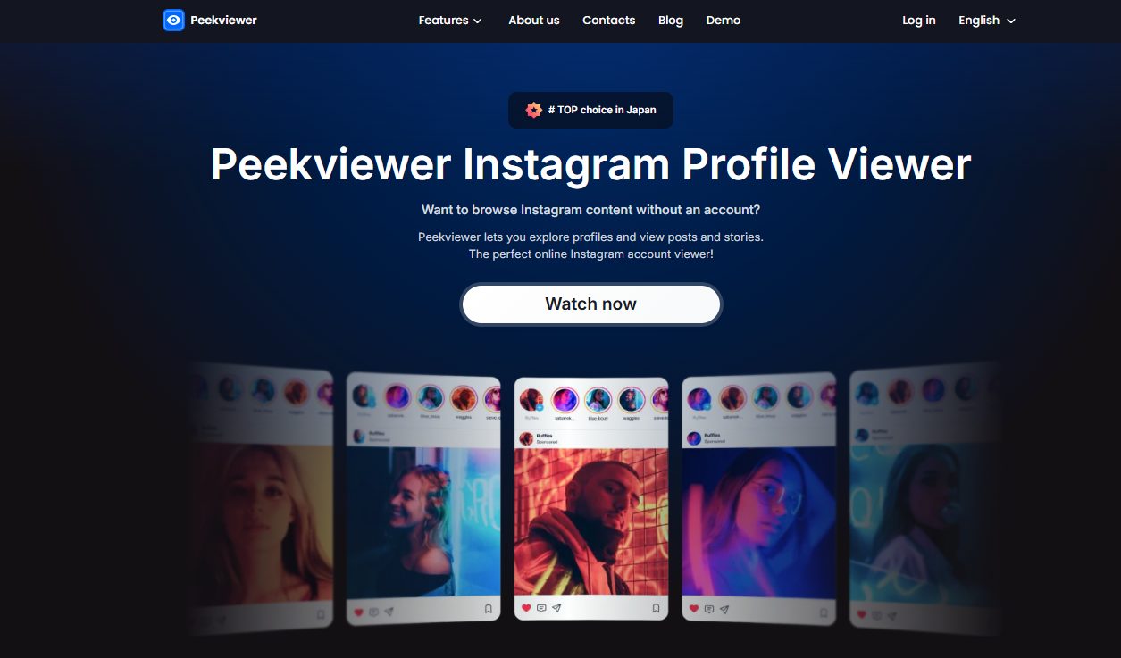 PeekViewer Review: Anonymous Instagram Profile Viewer Features, Pricing, and Limitations PeekViewer Review Homepage