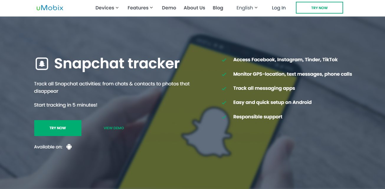 How to Monitor Snapchat: 7 Monitoring Platforms Compared by Access Level and Control uMobix