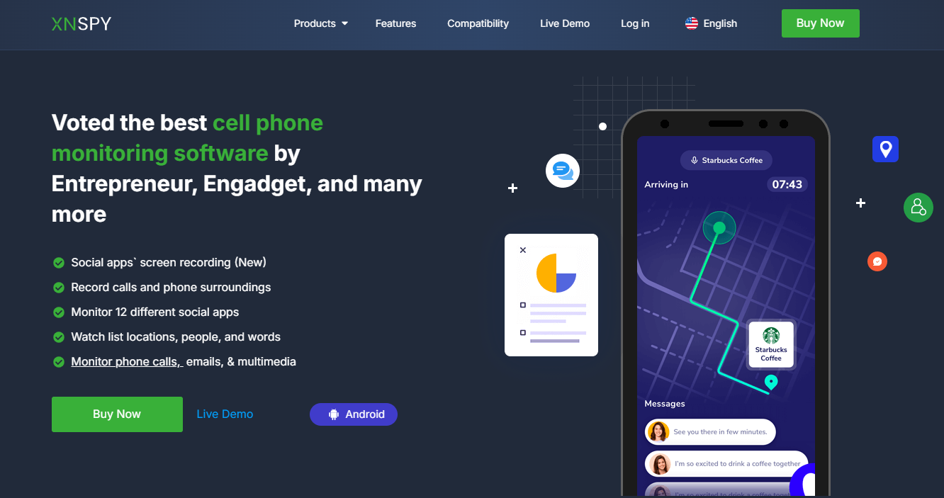 Phone Tracker: 6 Best Apps to Track a Phone Location and Activity in 2026 XNSPY